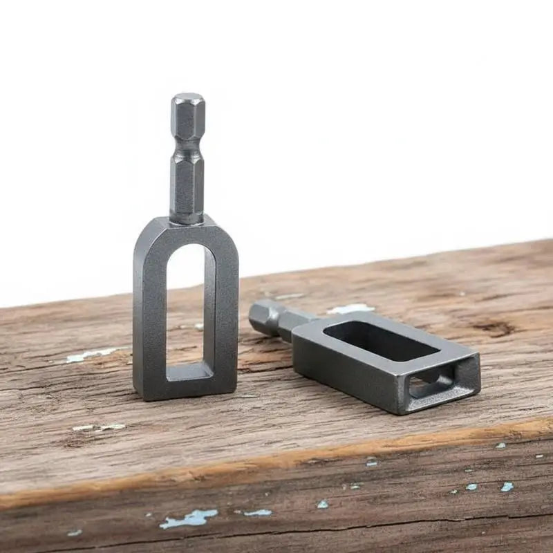 Wire Twisting Tool 1/4" Hex Shank – Alloy Wire Knotter Bit Wire Twisting Bit PLUSH