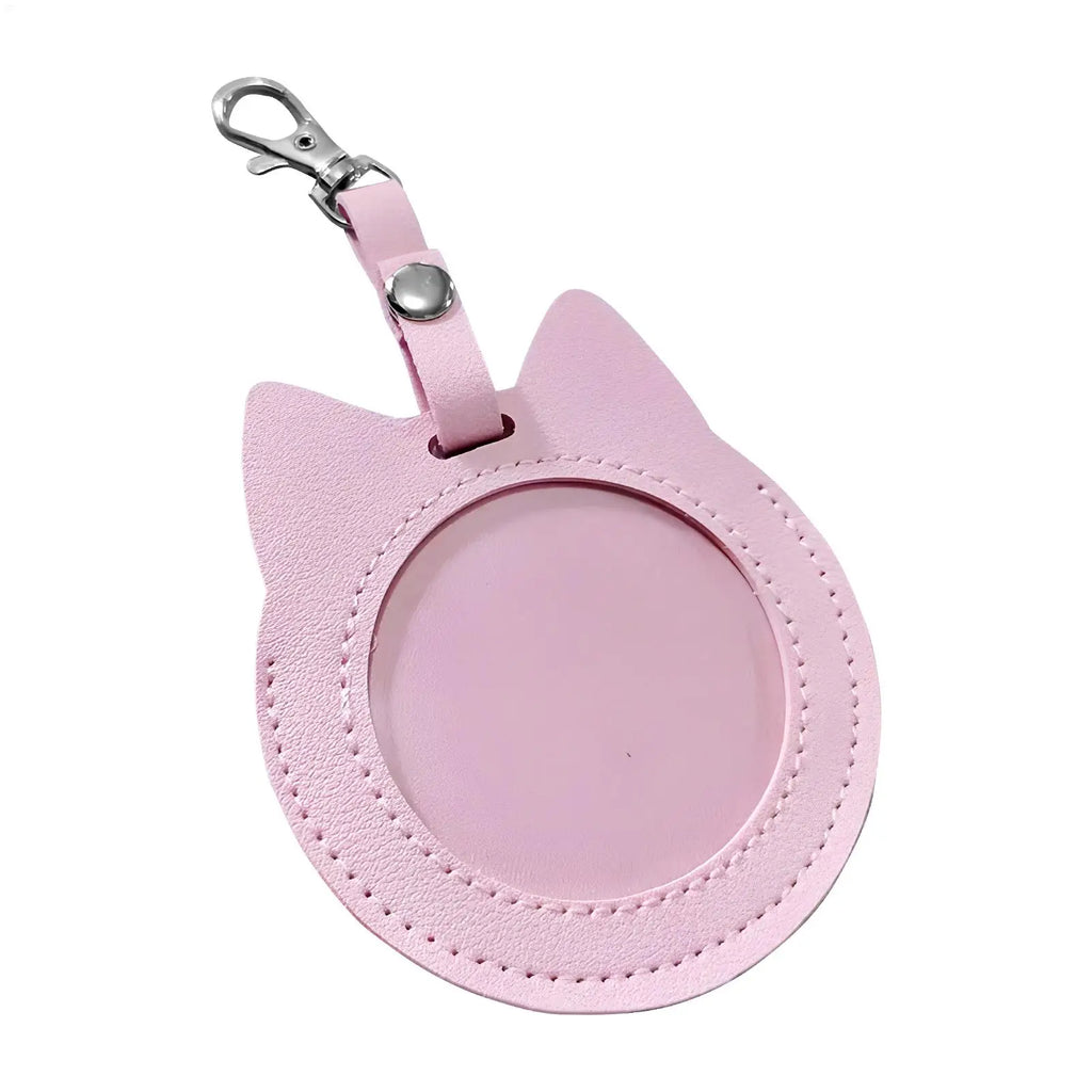 Cat Shape Badge Protective Case 55mm 75mm – Hangable Display Badge Holder Case PLUSH