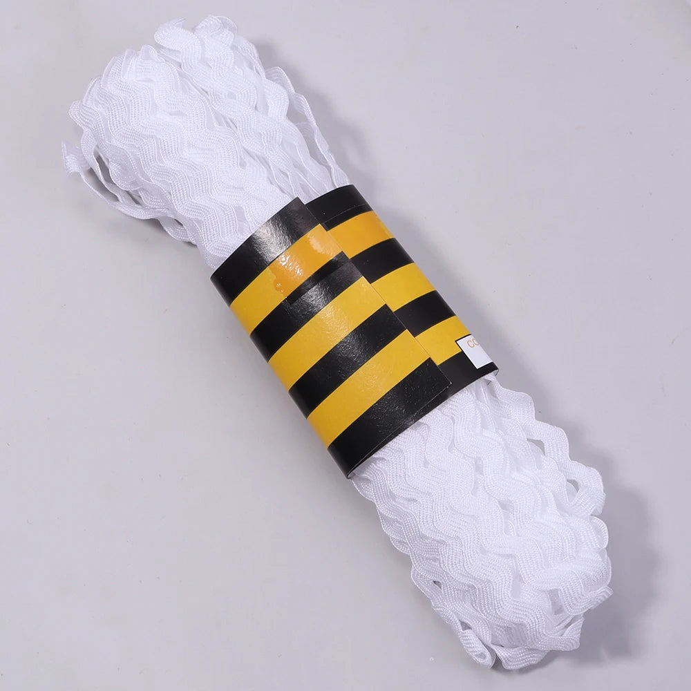 15 Yards 5cm Ric Rac Zig Zag Trim Ribbon – DIY Craft Sewing Ric Rac Trim Ribbon PLUSH White 5mm 15yards
