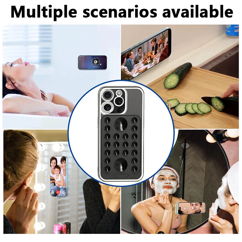 MagSafe Magnetic Phone Holder Suction Cup Silicone Wall Mount Magnetic Phone Mount PLUSH