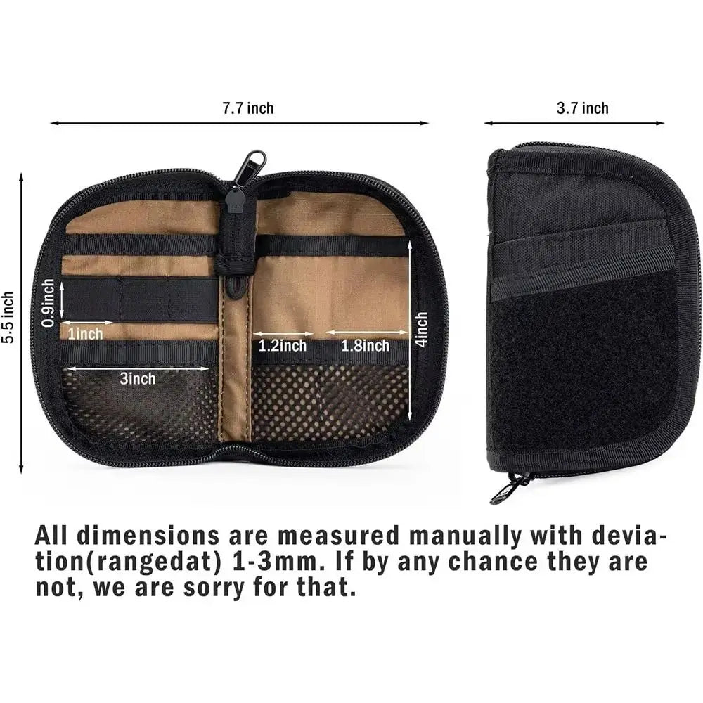 EDC Organizer Pouch – 7-Pocket Nylon Tool Storage Bag EDC Organizer Pouch PLUSH
