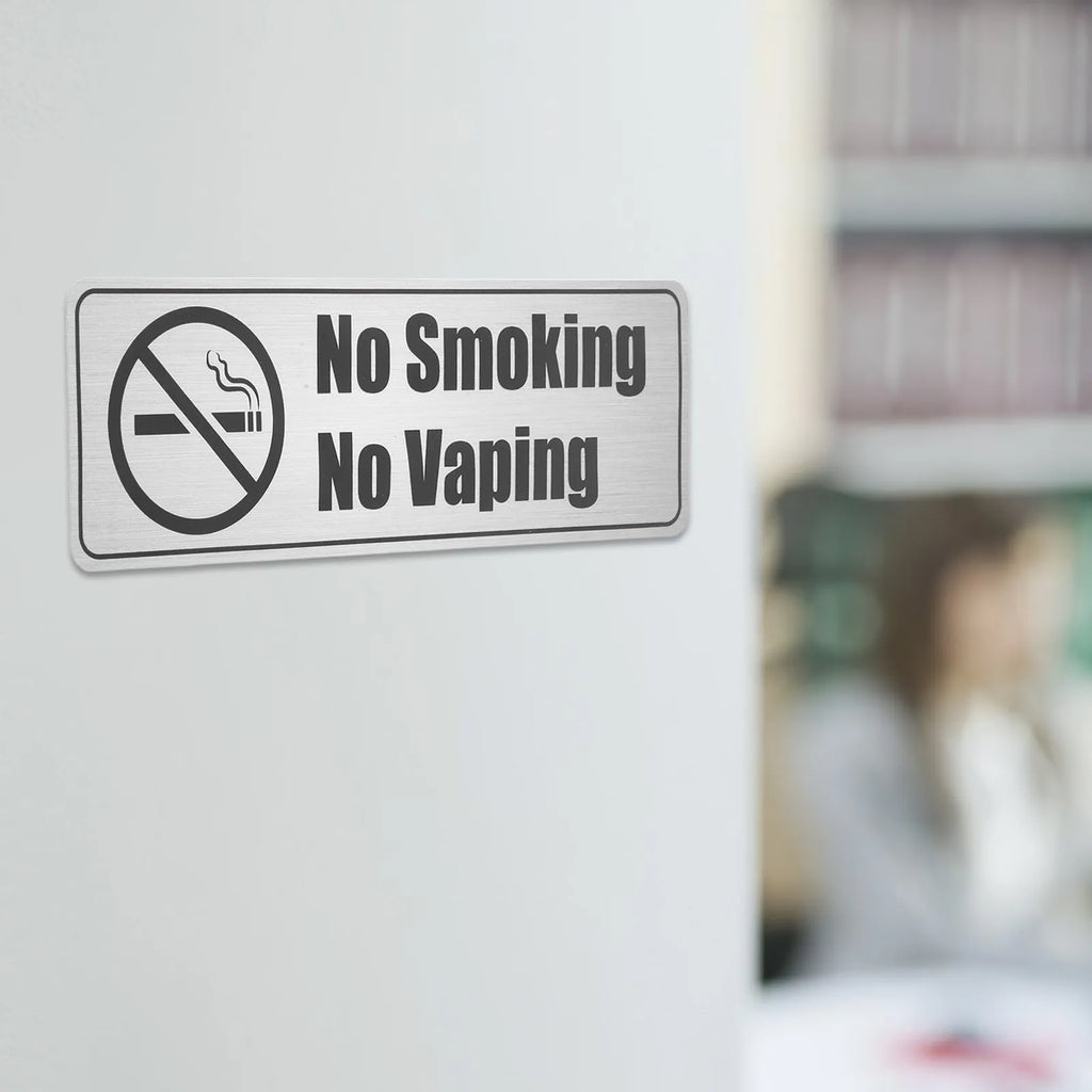 4-Pack No Smoking PVC Stickers – Wall, Door & Window Decals Signage Decal PLUSH