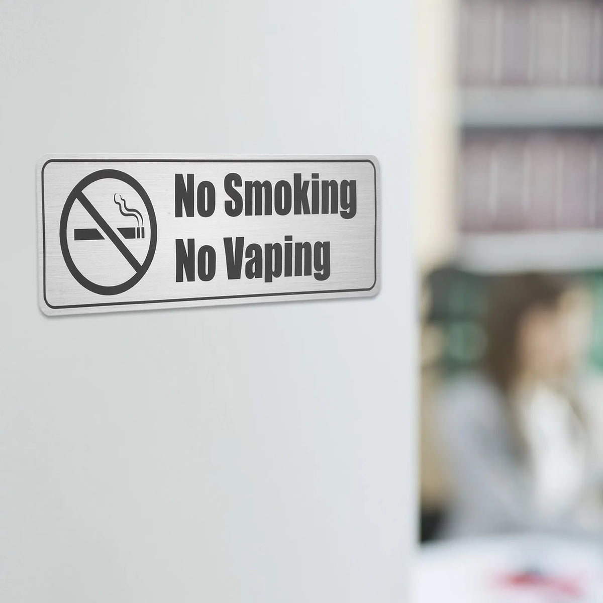 4-Pack No Smoking PVC Stickers – Wall, Door & Window Decals Signage Decal PLUSH