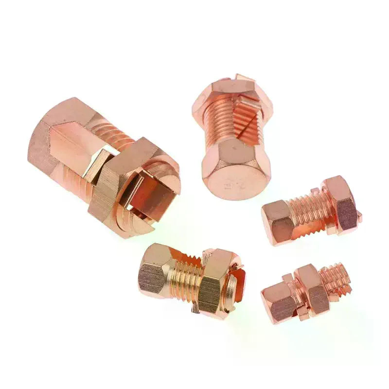 TJ Series Split Copper Bolt Connector – Anti-Corrosion Clamp Copper Bolt Connector PLUSH