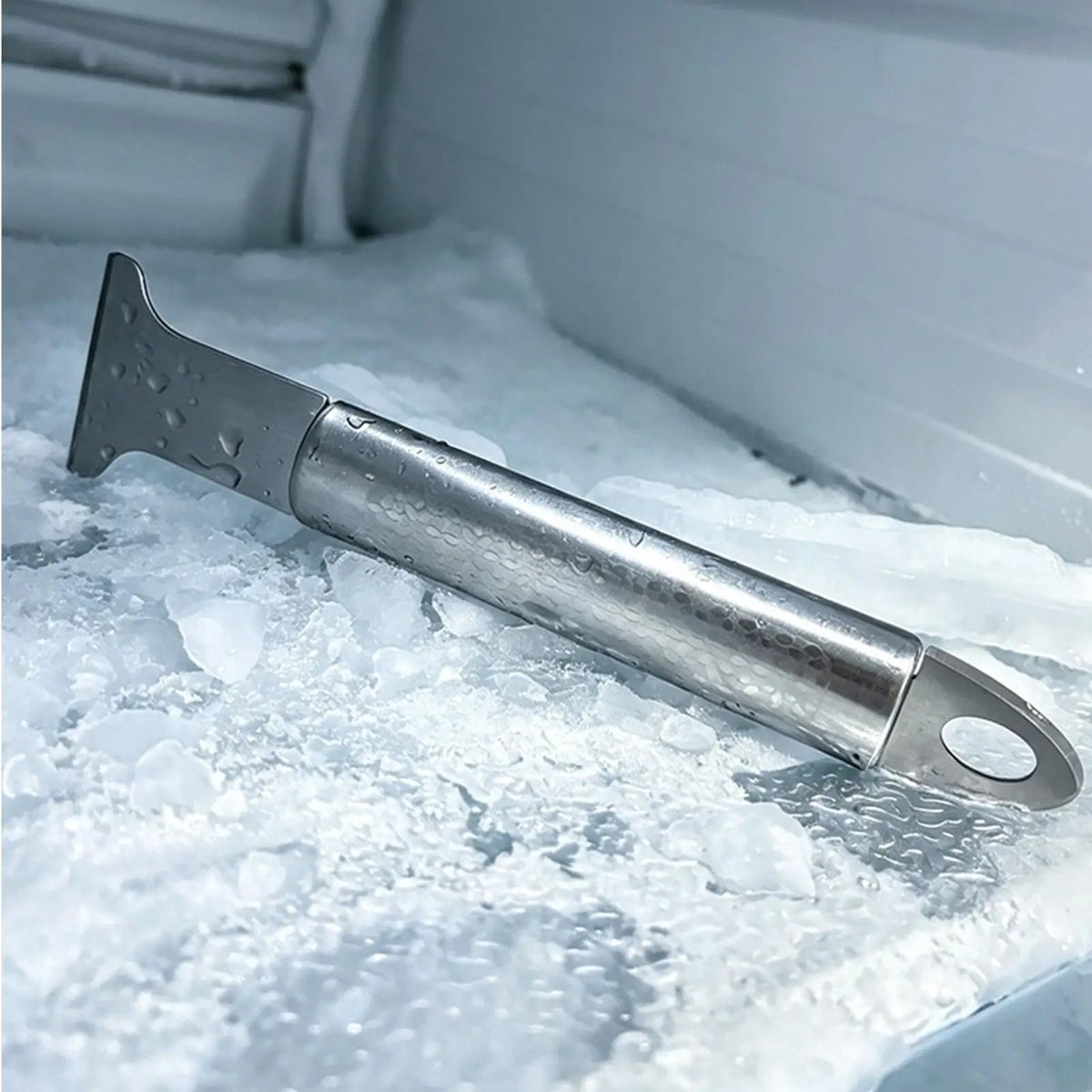 Stainless Steel Freezer Ice Scraper & Kitchen Cleaning Tool Kitchen Scraper Tool PLUSH