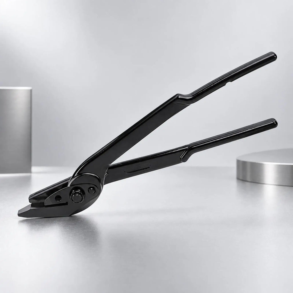 Industrial Metal Strapping Cutter – Extended Handle Steel Band Strapping Cutter Tool PLUSH