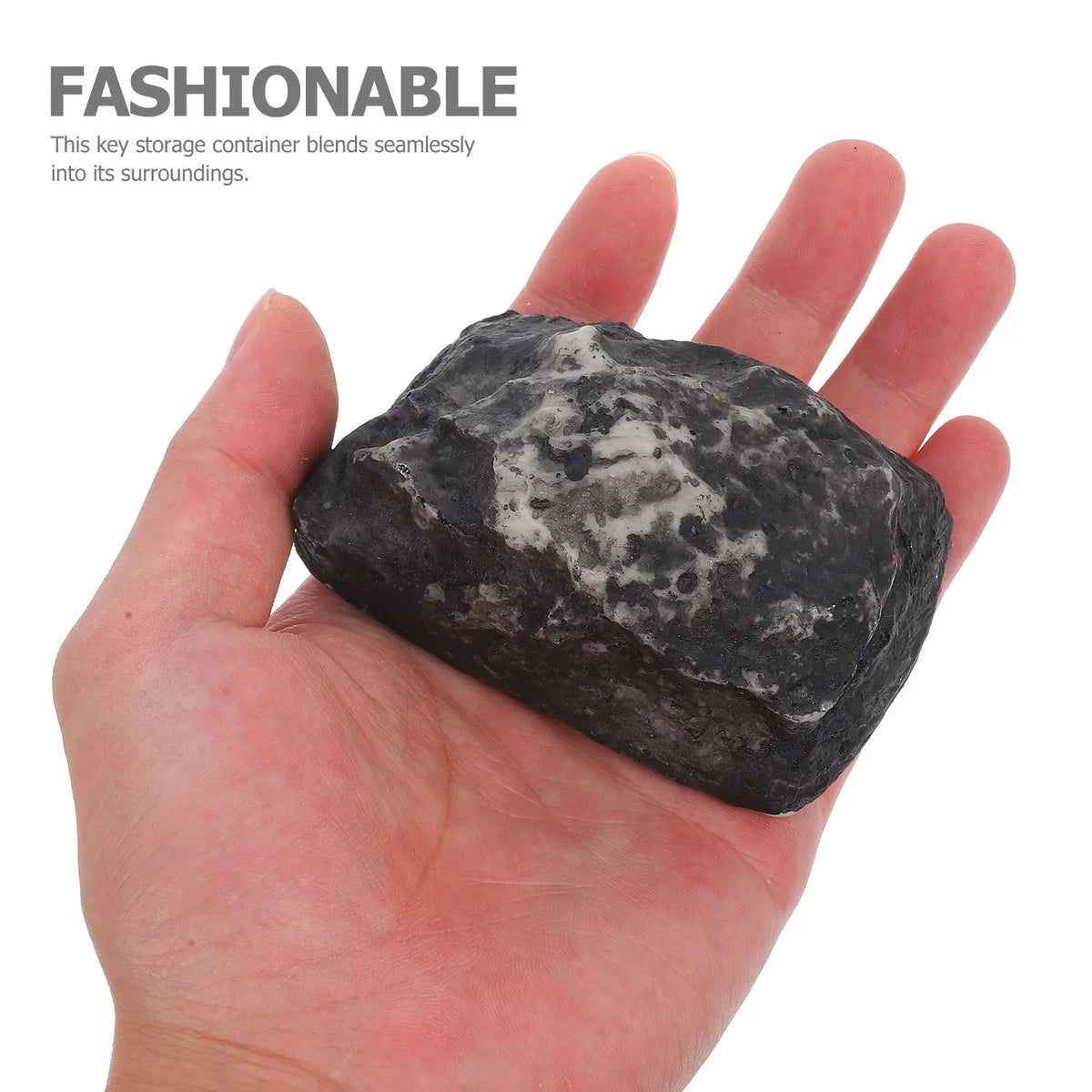 Fake Rock Key Hider – Realistic Ink Stone Outdoor Key Box Outdoor Key Hider PLUSH