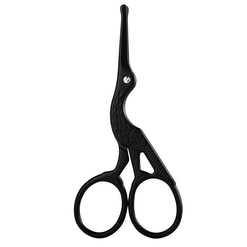 Stork-Type Round Head Grooming Scissors – Stainless Steel Grooming Scissors PLUSH
