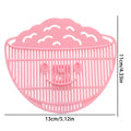 Clip-On Pot Strainer – Pasta & Rice Drainer Kitchen Tool Kitchen Strainer PLUSH Pink