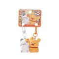 Resin Magnetic Animal Keychain Pair – Cute Backpack Pendant Keychain Pendant Set PLUSH Style 2