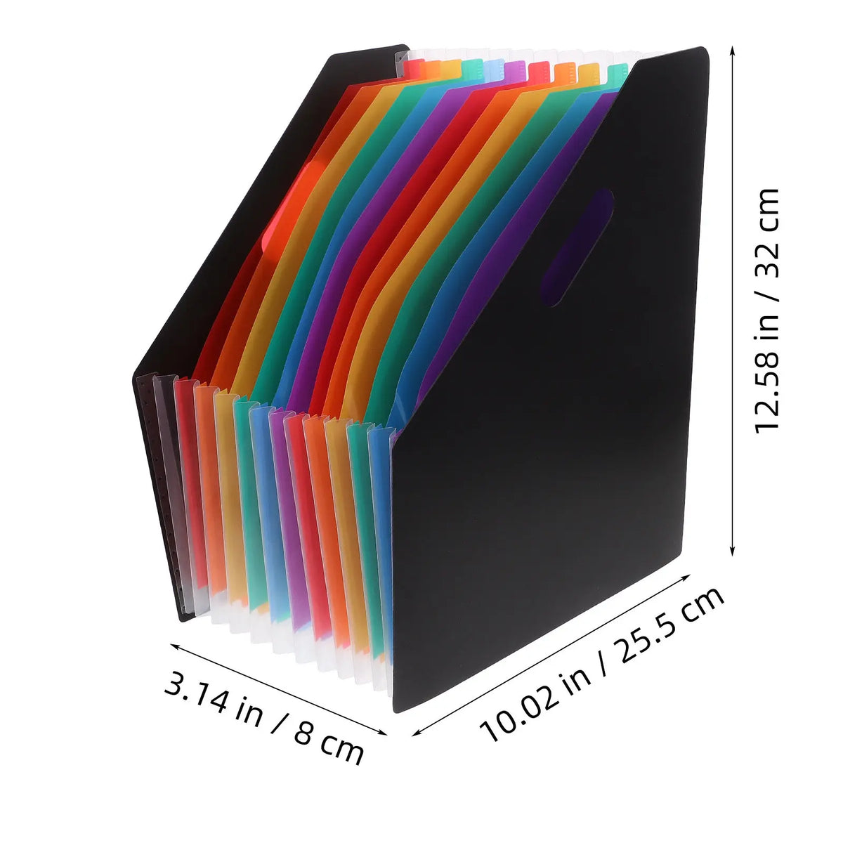 Vertical Accordion File Folder – Large Capacity Document Organizer Accordion File Organizer PLUSH
