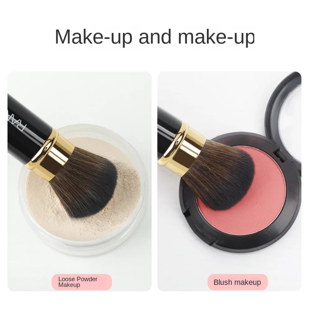 Mini Retractable Powder Blush & Highlight Brush | Portable Makeup Brush PLUSH