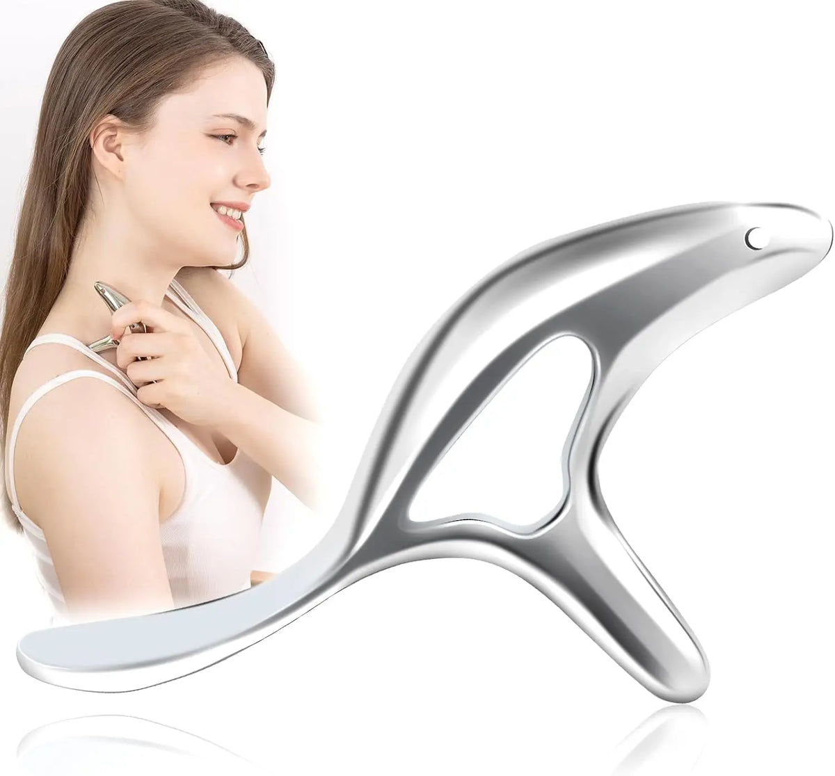 Trigger Point Massage Tool – Gua Sha & Acupressure Thumb Saver Massage Tool PLUSH