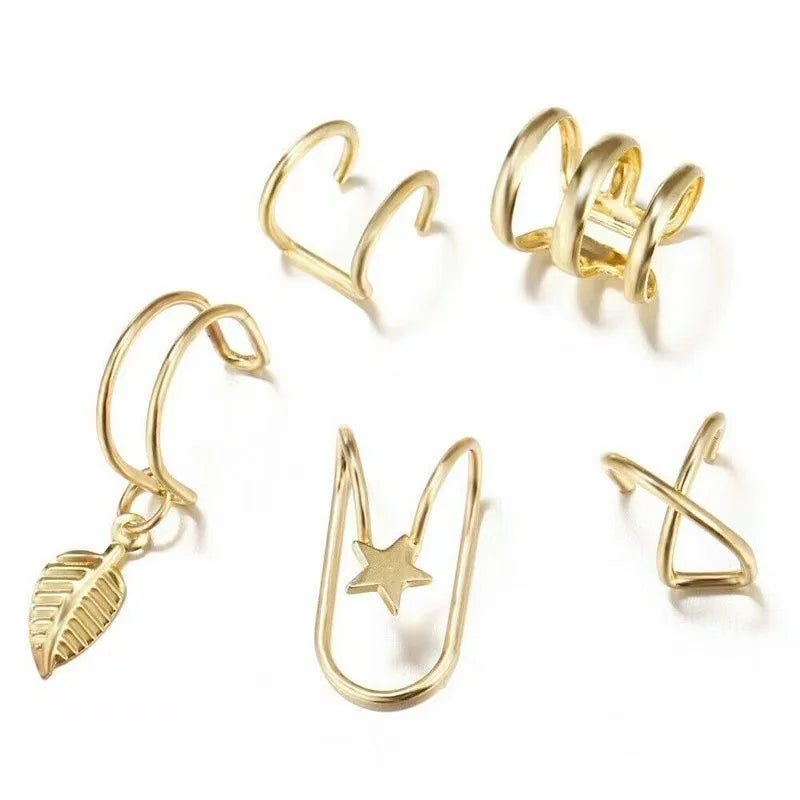 Gold Dreadlock Hair Rings, Beads & Ear Clips – 1-12pcs Hair Jewelry Cuffs PLUSH No.29 New Gold 5pcs