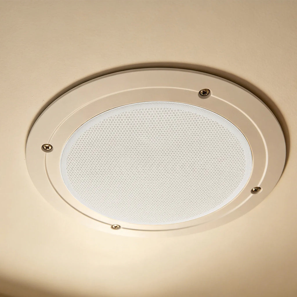White Ceiling Speaker Grill Cover Flush Mount Mesh Guard Speaker Grill Cover PLUSH