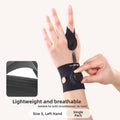 Knob Adjustment Finger Splint – Breathable Corrector S/M Finger Splint Brace PLUSH S Left