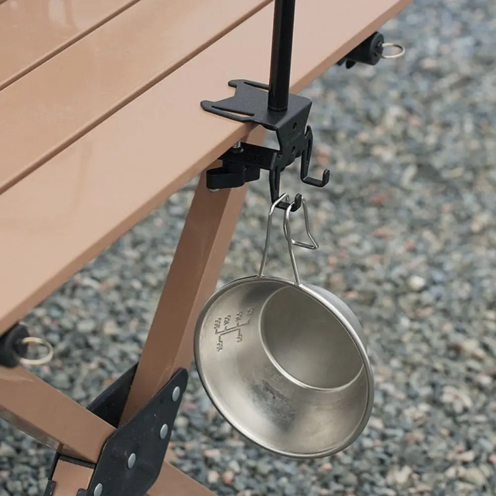 Heavy-Duty Gas Canister Hanging Hook – Camping Table Organizer Camping Canister Hook PLUSH
