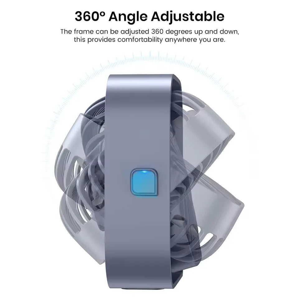 Mini Desktop USB Fan – 360° Rotation Portable Strong Airflow Desktop USB Fan PLUSH