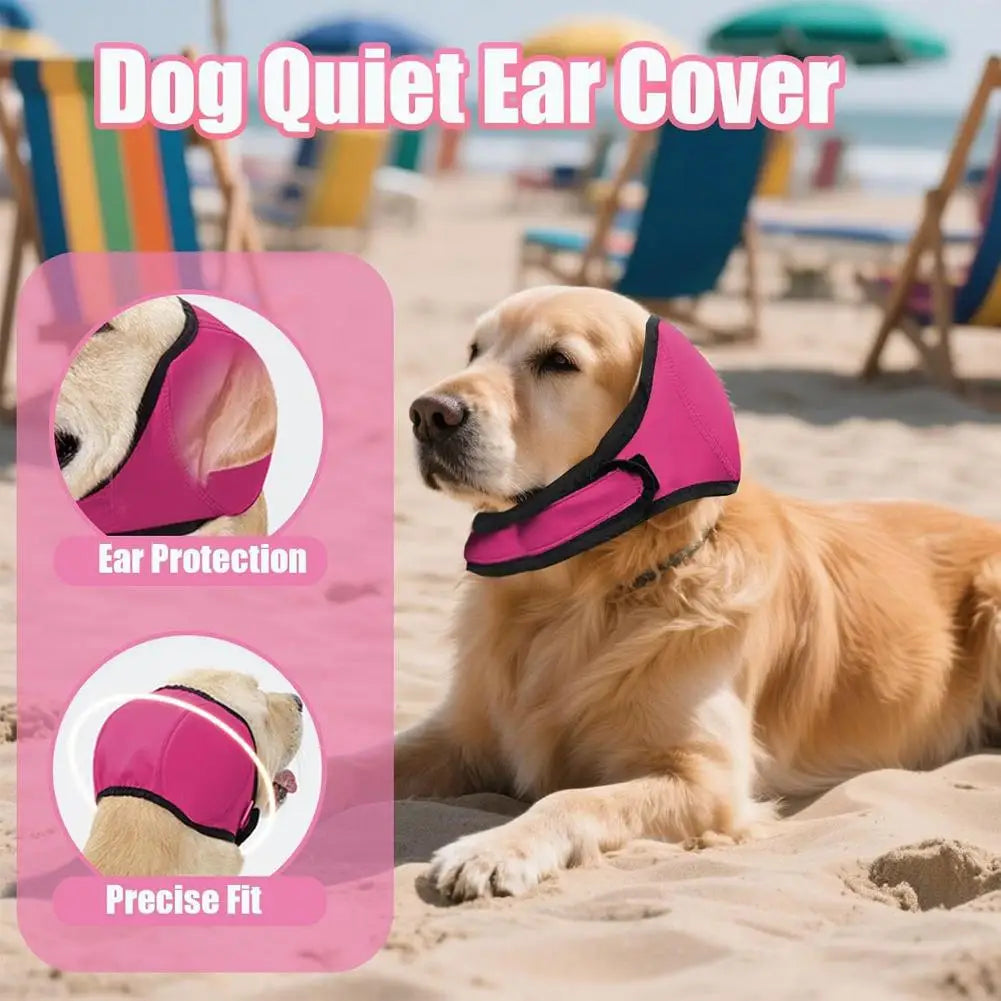 Dog Ear Wrap Noise Calming Head Cover | S, M & L Dogs Dog Ear Wrap PLUSH