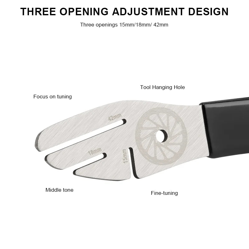 RIDERACE Disc Brake Rotor Alignment Truing Tool for MTB Bike Repair Tool PLUSH