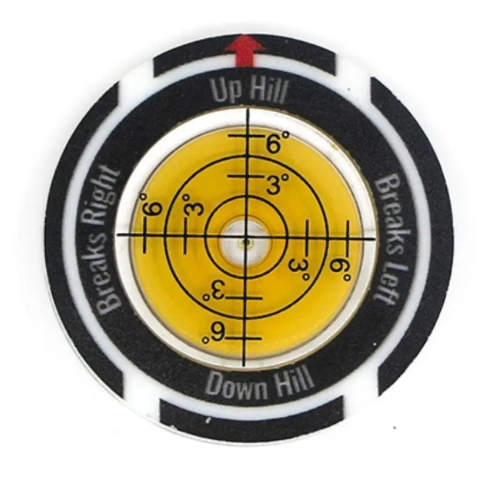 Golf Green Slope Leveler & Ball Marker Spirit Level Tool Golf Training Aid PLUSH