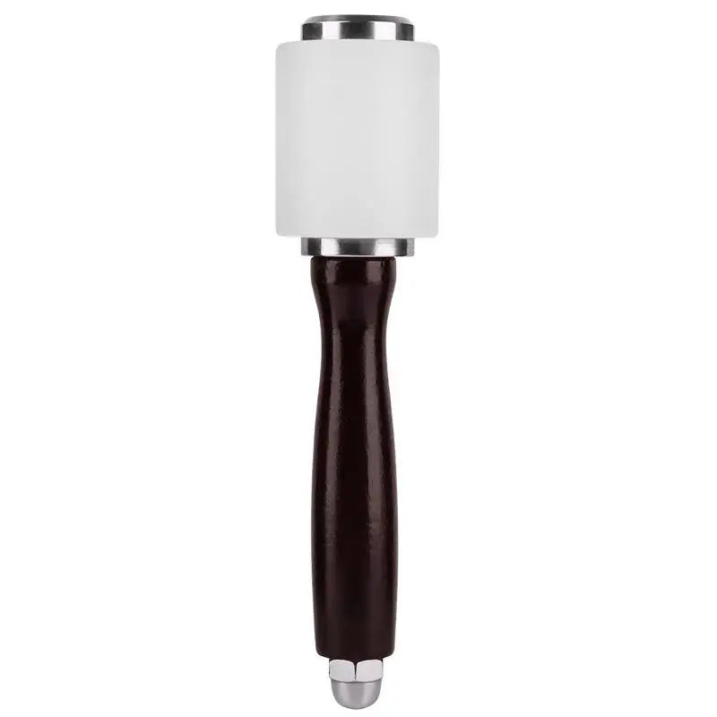 Leather Carving Hammer Nylon Mallet Ergonomic Wooden Handle Leathercraft Mallet PLUSH Black
