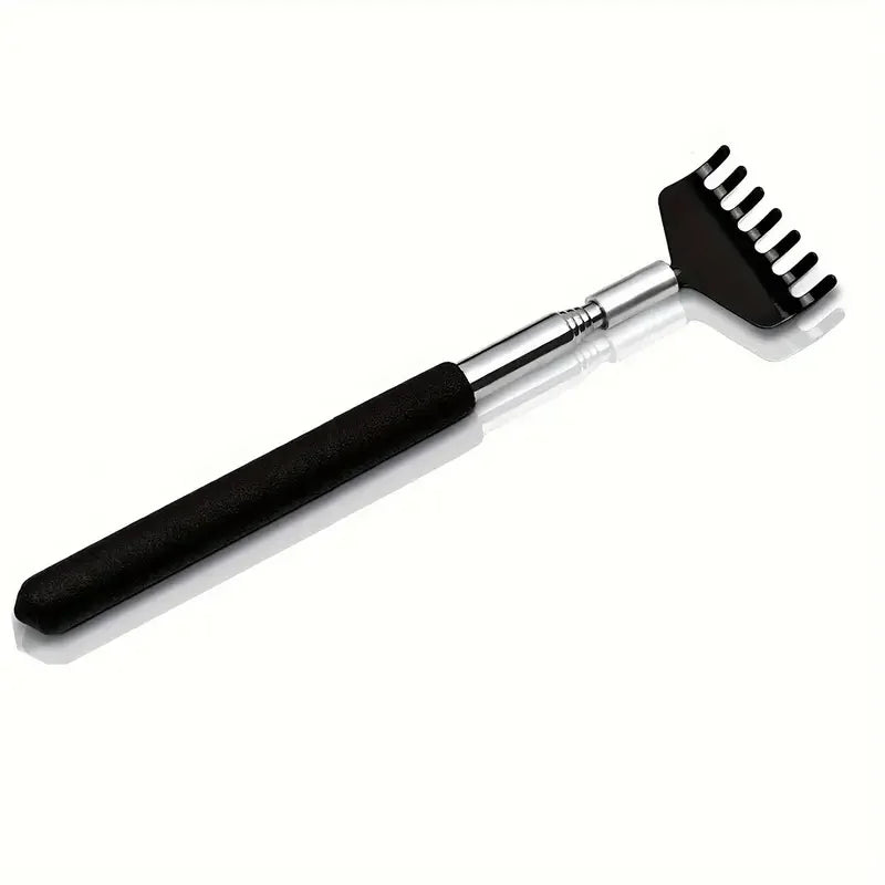 Telescoping Back Scratcher – Stainless Steel Extendable Tool Back Scratcher Tool PLUSH BLALCK