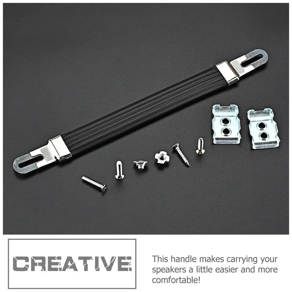 PVC Speaker Cabinet Handle Replacement Set w/ Metal Caps Speaker Cabinet Handle PLUSH