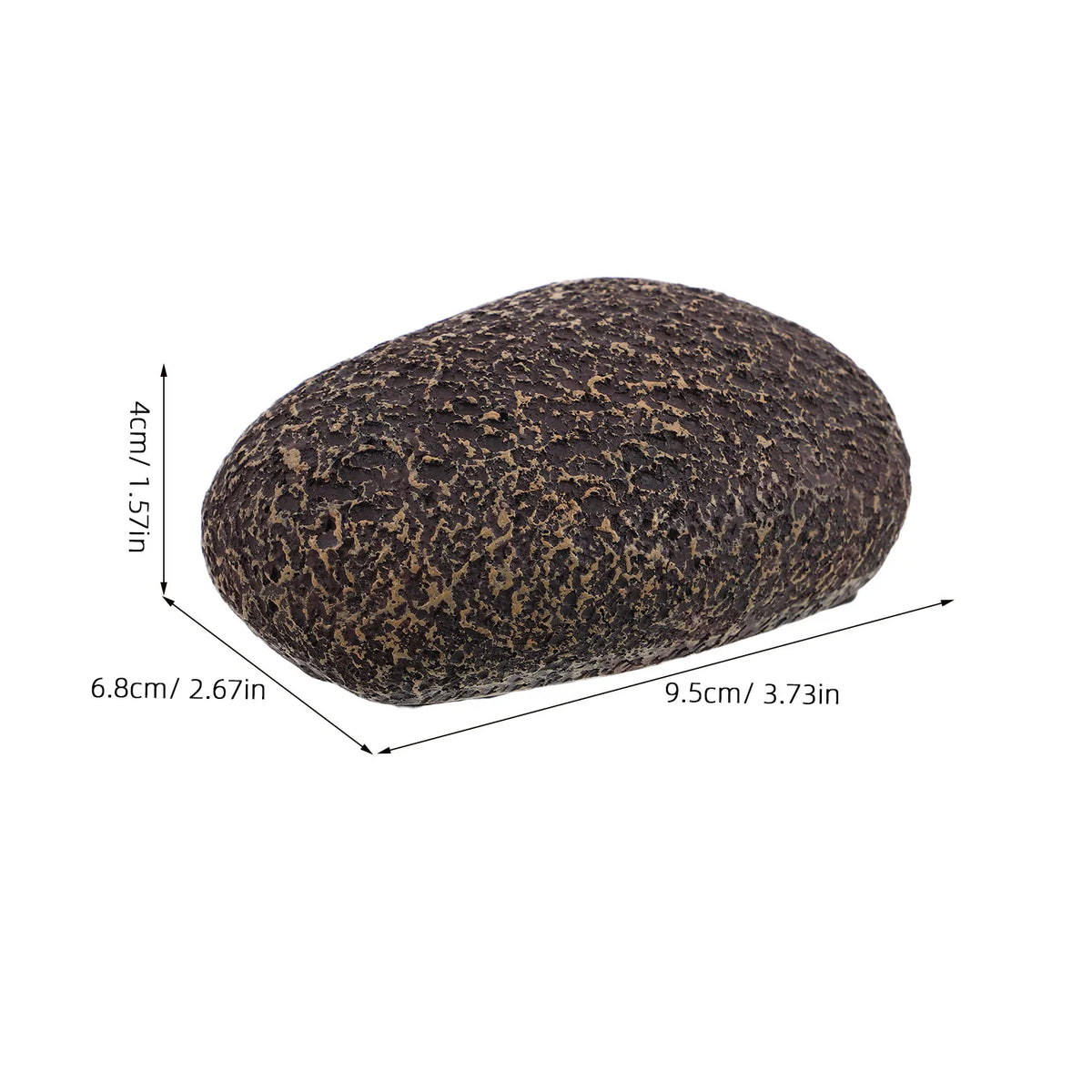 Fake Rock Key Hider – Realistic Resin Stone Outdoor Key Box Outdoor Key Hider PLUSH