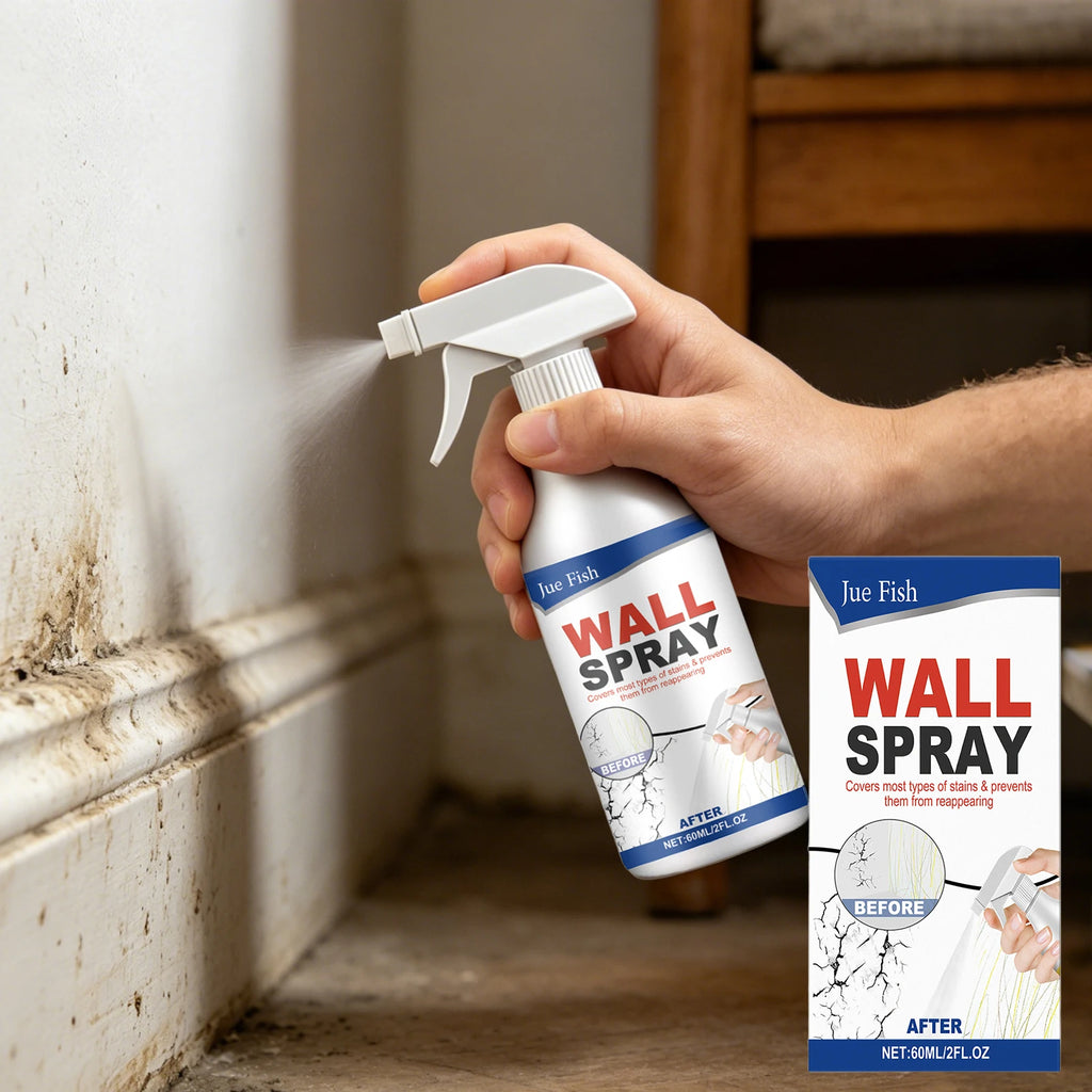 Jue-Fish Wall Repair Spray – Fast-Drying Interior Touch-Up Paint Wall Repair Spray PLUSH