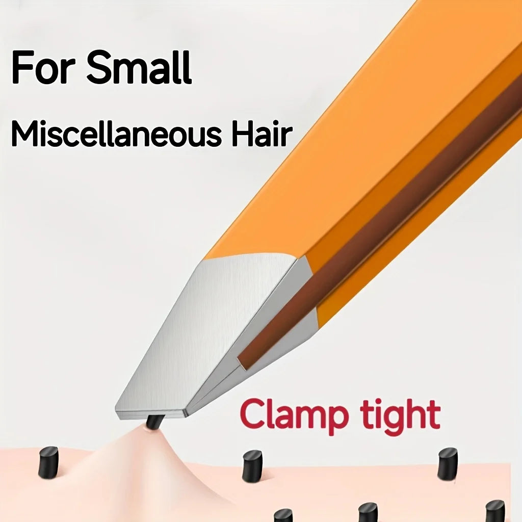 Ouriner Precision Slant Tip Eyebrow Tweezers with Case Eyebrow Tweezers PLUSH