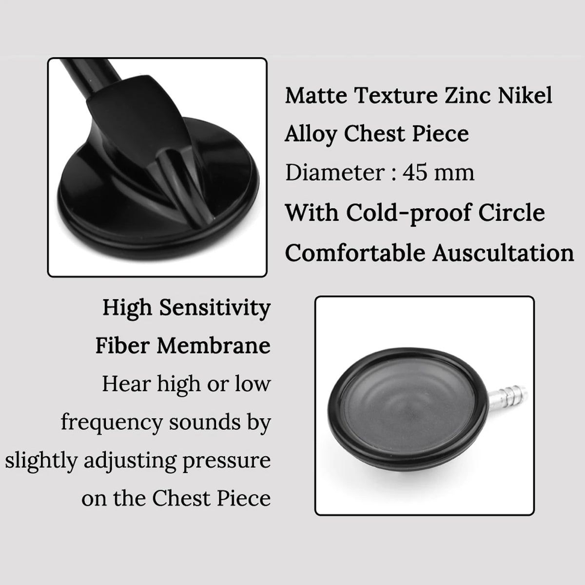 XceeFit Professional Cardiology Stethoscope – Doctor & Nurse Medical Stethoscope PLUSH