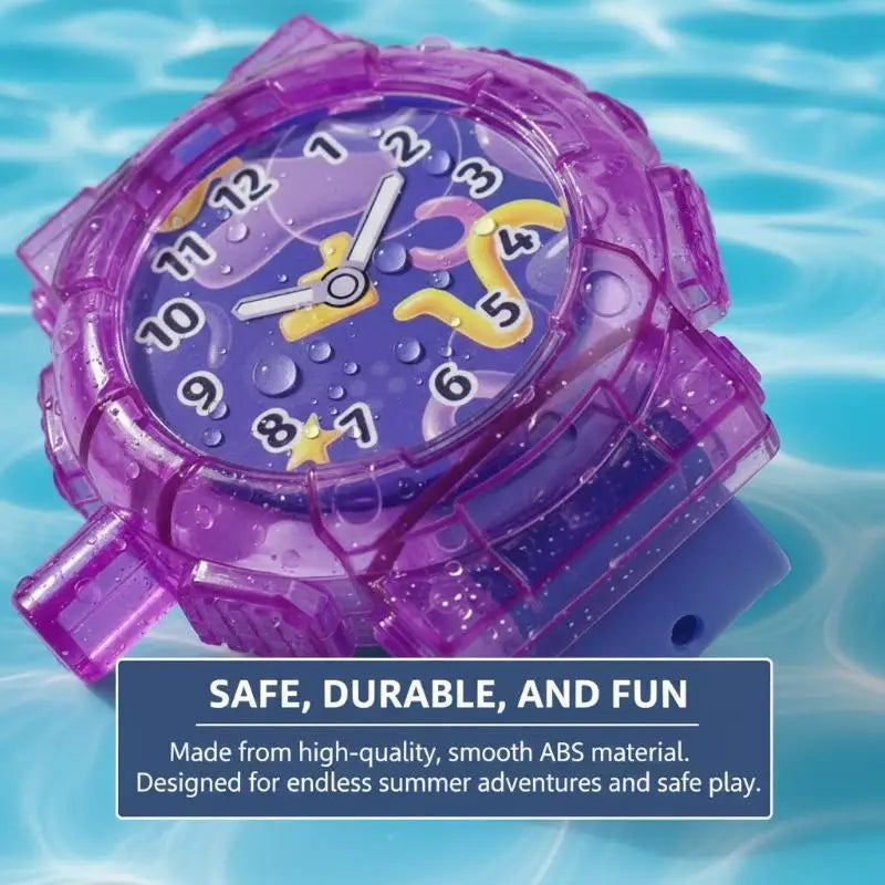 Wrist Watch Water Squirter Toy 2pcs – Summer Prank & Party Novelty Squirt Toy PLUSH