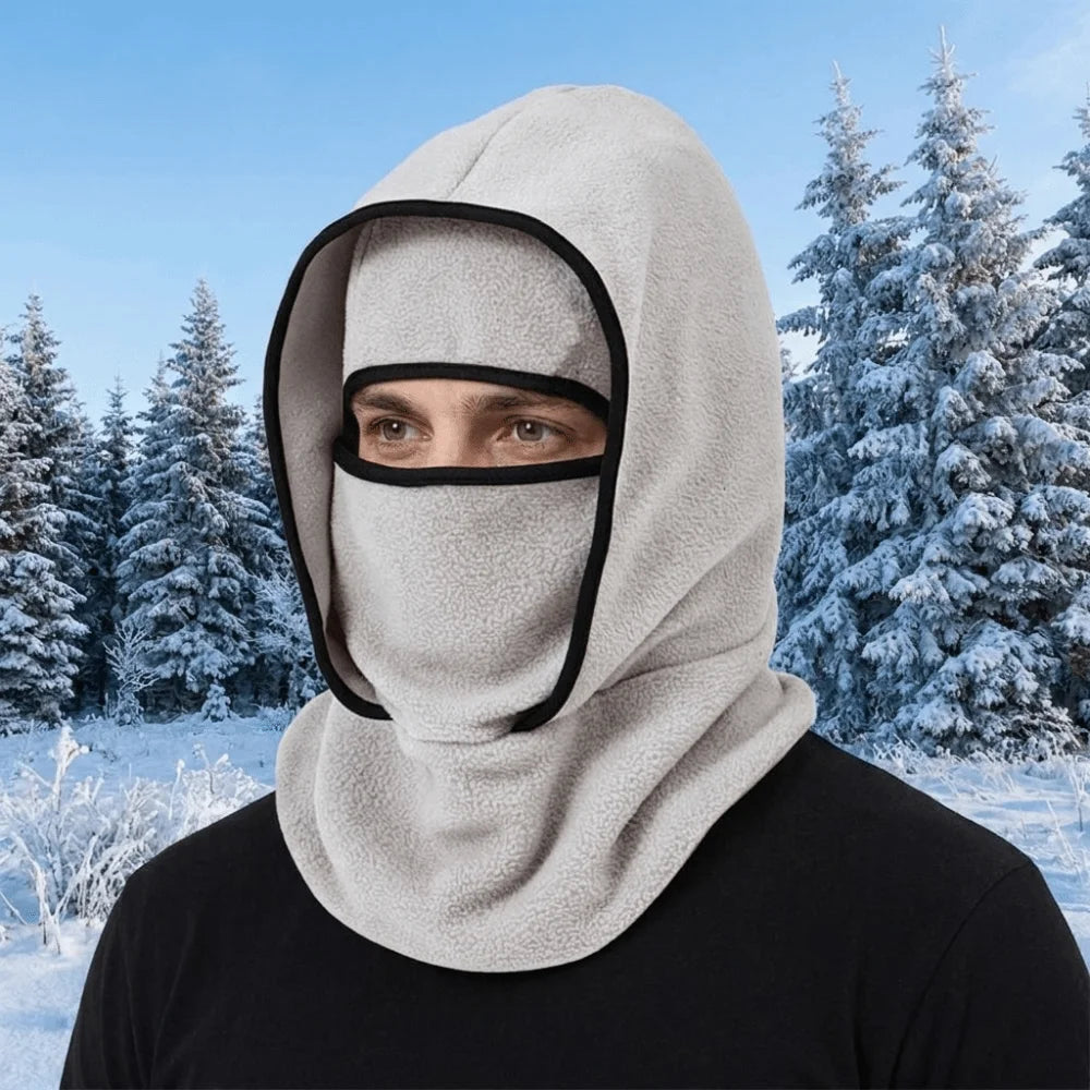 Double Layer Balaclava Ski Mask – Thermal Windproof Cap Balaclava Ski Mask PLUSH