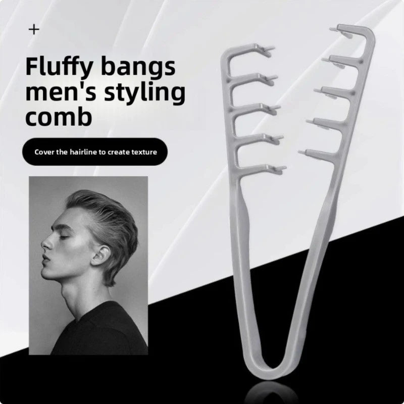 Korean Fluffy Volume Comb – Air Bangs & Root Lifting Tool Hair Styling Comb PLUSH
