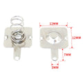 5-Set AA Battery Spring & Contact Plate Replacements – Silver Battery Contact Parts PLUSH Silver