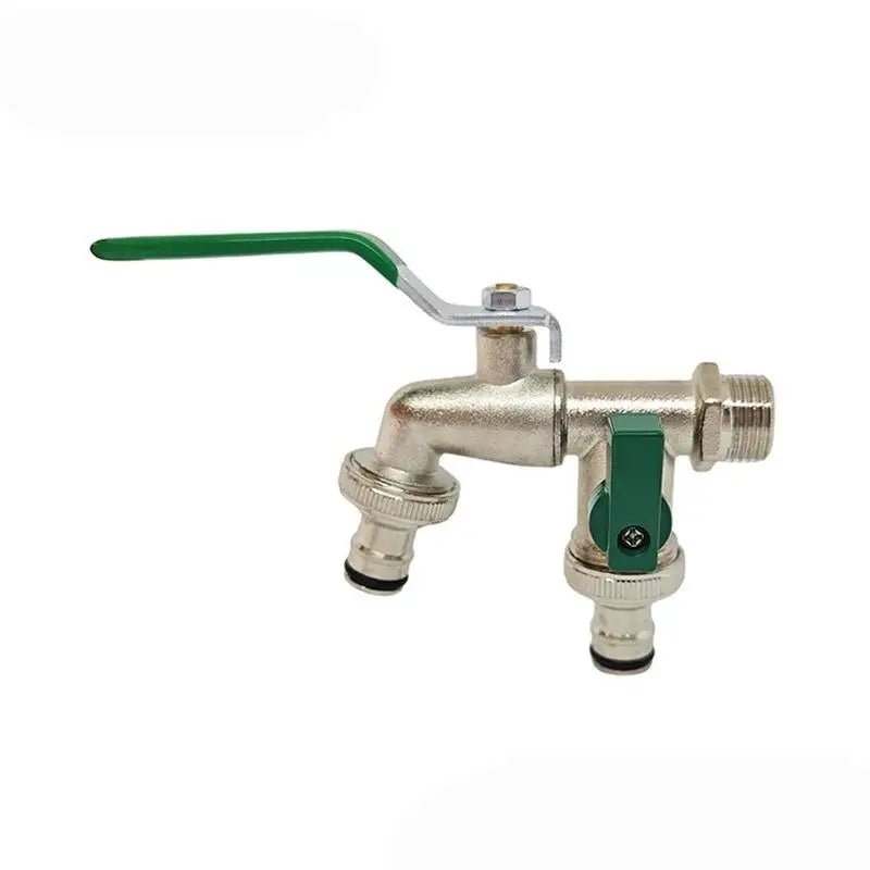 Brass Ball Valve Faucet 1/2" & 3/4" Garden Irrigation Tap Garden Ball Valve Faucet PLUSH