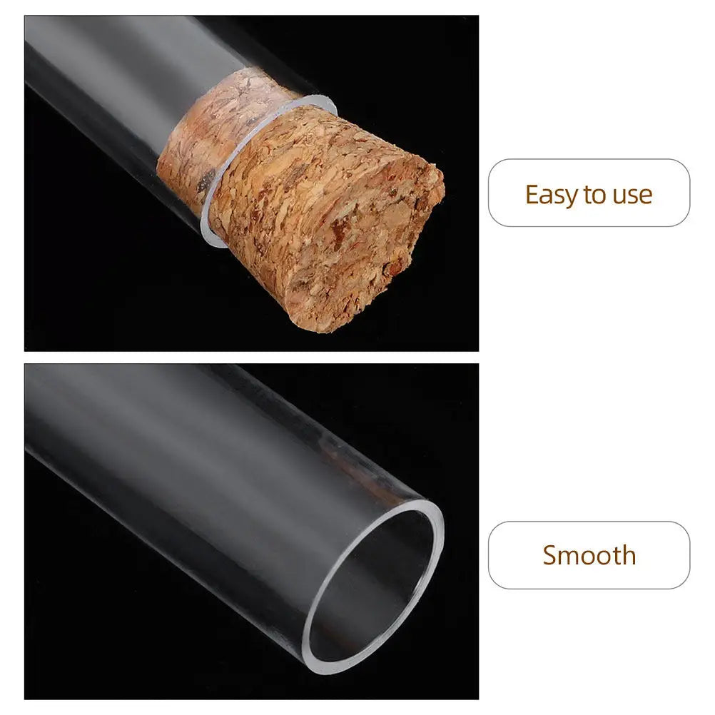 40pcs Clear Plastic Vials with Cork Stoppers | Storage Tubes Plastic Storage Vials PLUSH