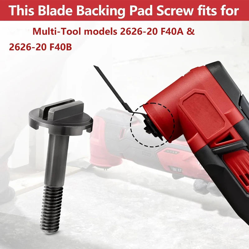 06-75-0025 Blade Backing Pad Screw for Milwaukee 2626-20 Multi-Tool Multi-Tool Replacement Part PLUSH