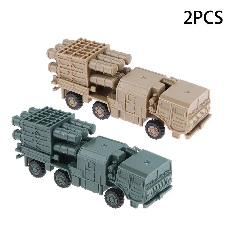 1/144 HQ16 Missile Launcher 4D Assembly Military Model Kit Military Model Kit PLUSH 2PCS
