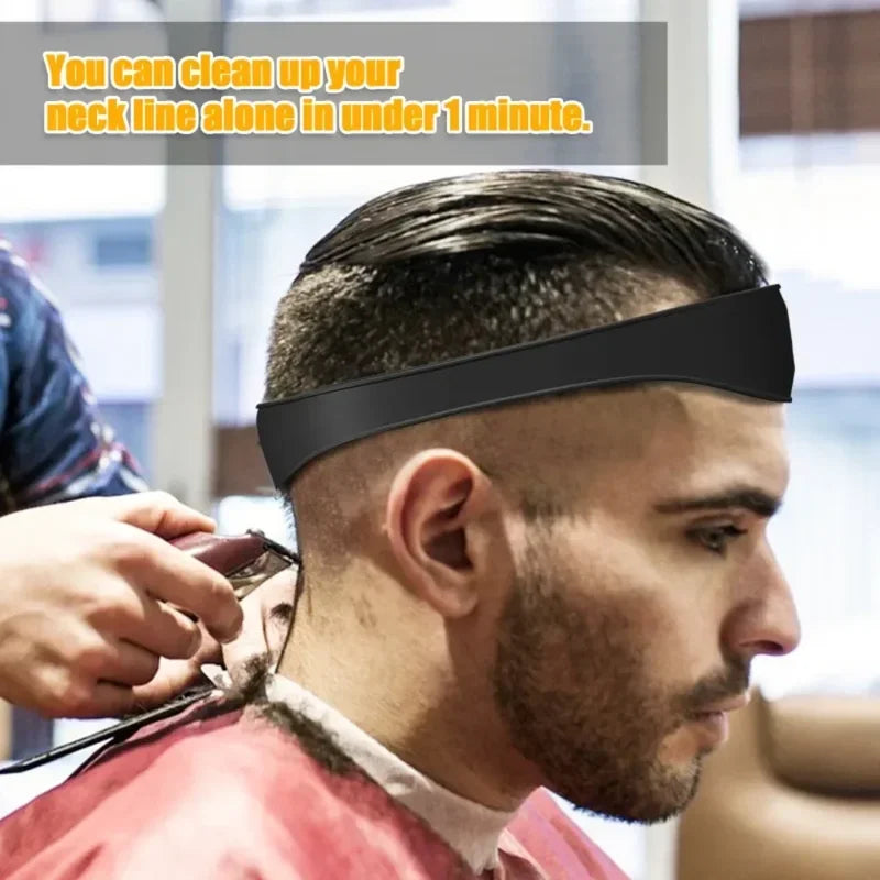 Silicone Fade Haircut Template – DIY Neckline Shaving Guide Haircut Guide Tool PLUSH