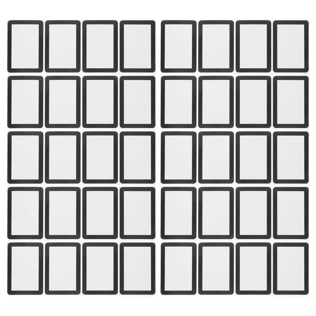 60pcs Blank Border Name Labels – Multipurpose School Stickers Name Label Stickers PLUSH