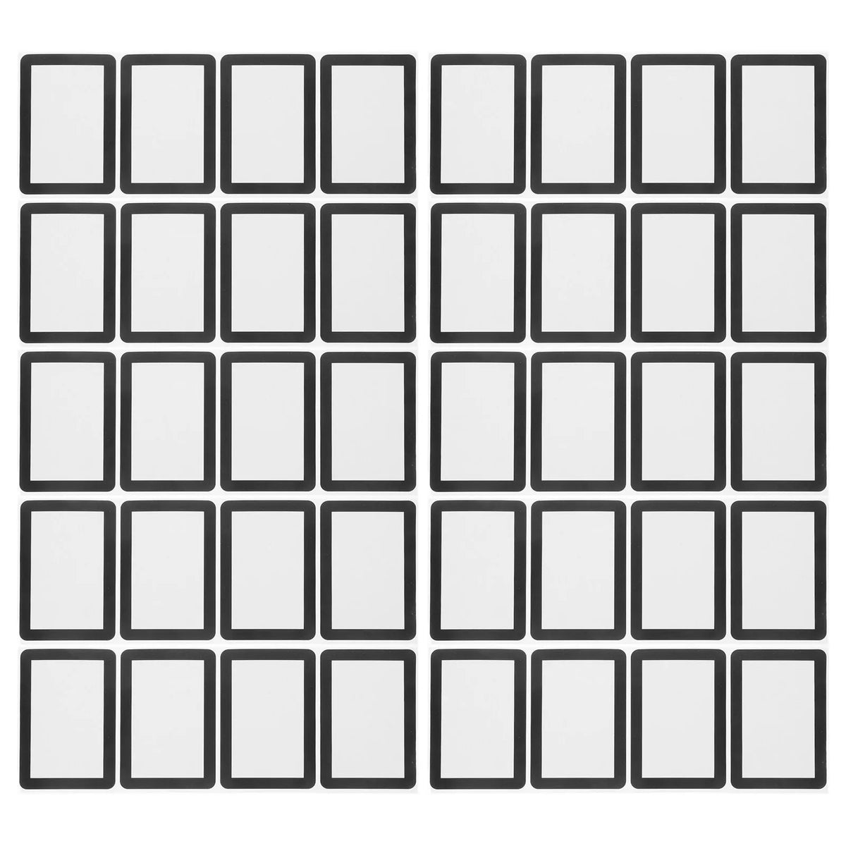 60pcs Blank Border Name Labels – Multipurpose School Stickers Name Label Stickers PLUSH