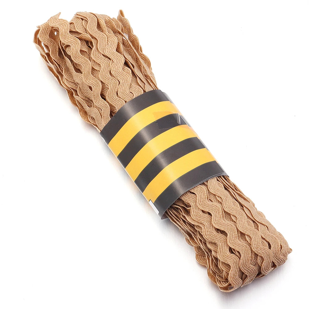 15 Yards 5cm Ric Rac Zig Zag Trim Ribbon – DIY Craft Sewing Ric Rac Trim Ribbon PLUSH Khaki 5mm 15yards