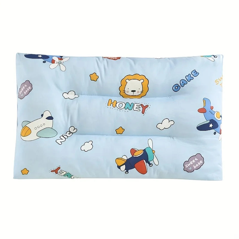 Kids Reversible Cartoon Pillow | Four Seasons | Ages 4–6 Kids Sleep Pillow PLUSH small airplane