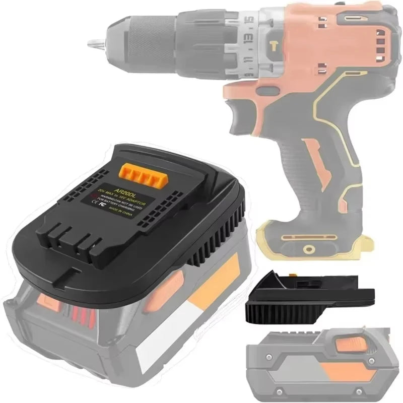 ZWINCKY Battery Adapter RIDGID AEG 18V to DeWalt 20V Tools Battery Adapter PLUSH