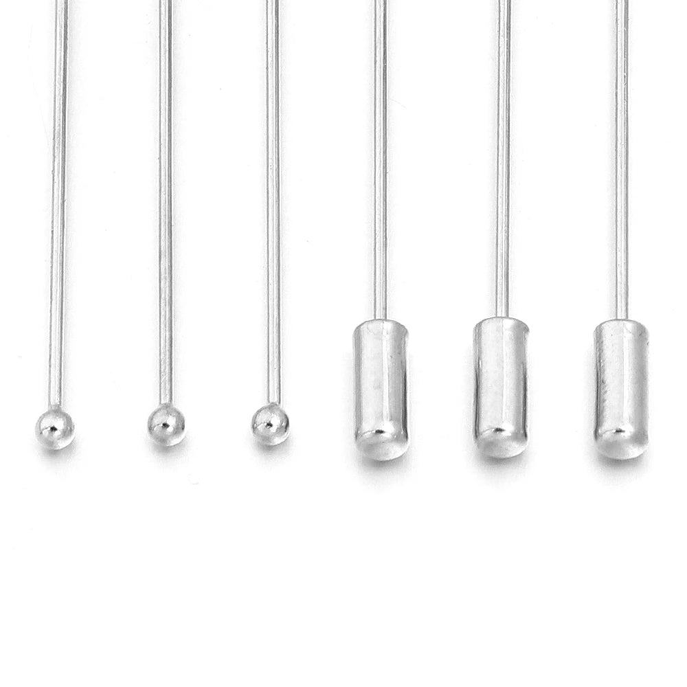10pcs Rhodium Copper Safety Pins – DIY Brooch Jewelry Findings Jewelry Findings Pins PLUSH