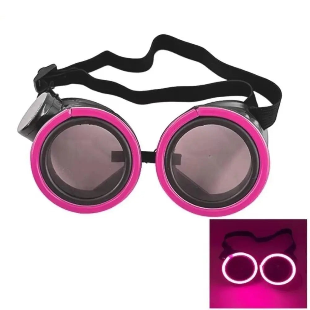 LED Glowing Glasses – Light Up Party Eyewear for Festivals LED Party Glasses PLUSH