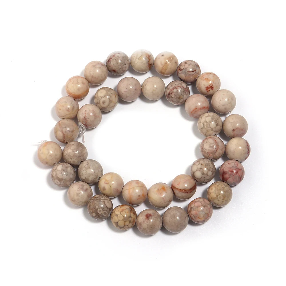 Natural Maifan Stone Beads 4–12mm Round Spacer Beads for Jewelry Stone Spacer Beads PLUSH 10mm-ap35pcs
