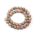 Natural Maifan Stone Beads 4–12mm Round Spacer Beads for Jewelry Stone Spacer Beads PLUSH 10mm-ap35pcs